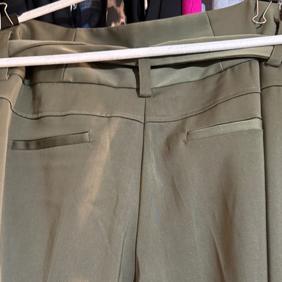 Robert Louis Olive Wide Leg Pants - Picture 6 of 7